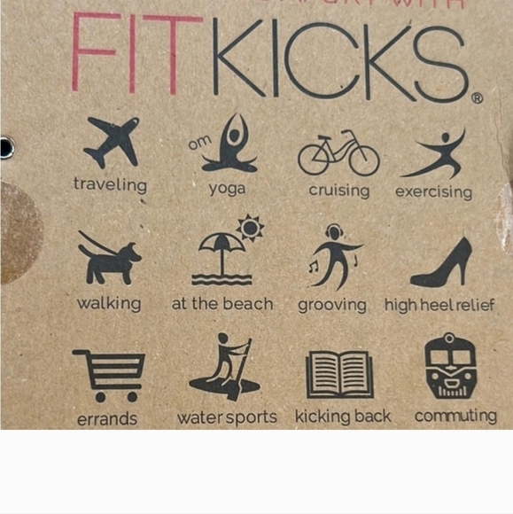 FitKicks Non-Slip Sole Active Footwear Size XL - Picture 5 of 10